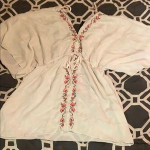 100%polyester blouse